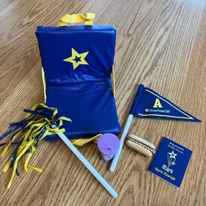 American Girl Navy and Yellow Cheer Accessory Pack